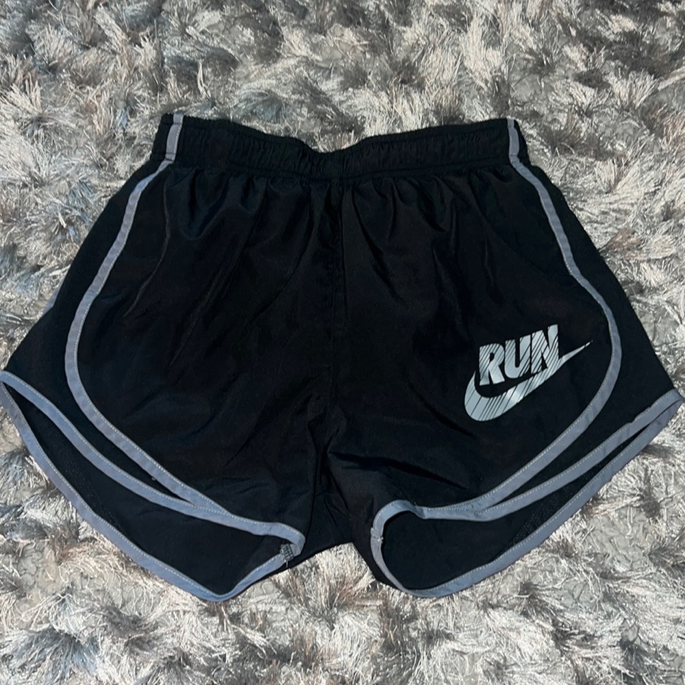 Black nike running shorts